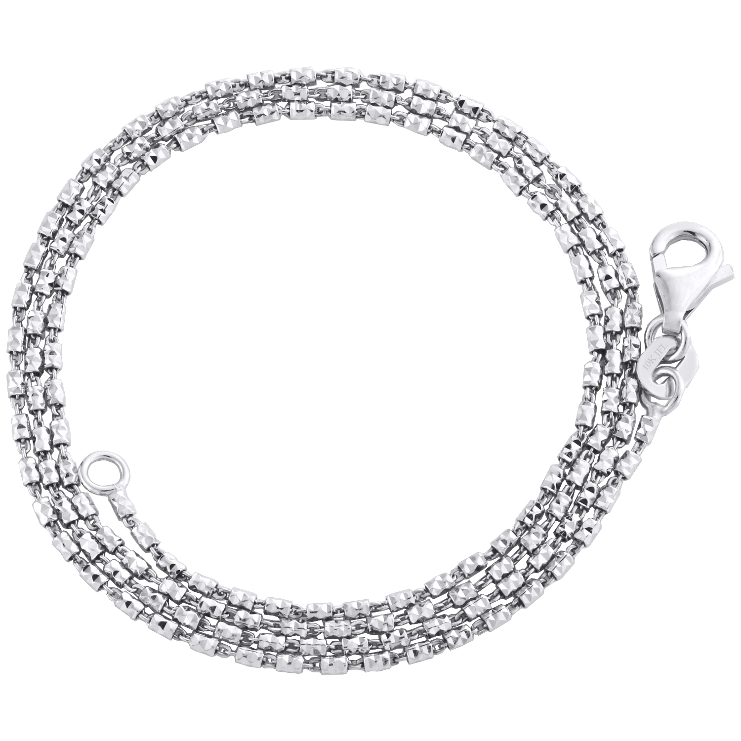 Sterling Silver Italie DC Corde Chaîne Collier 30/" 1.5 mm
