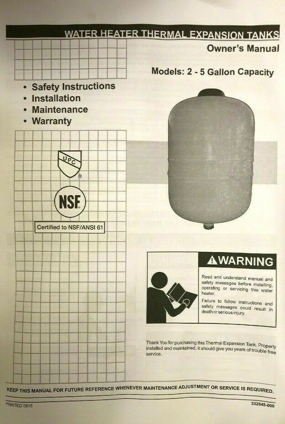 tw series expansion tank