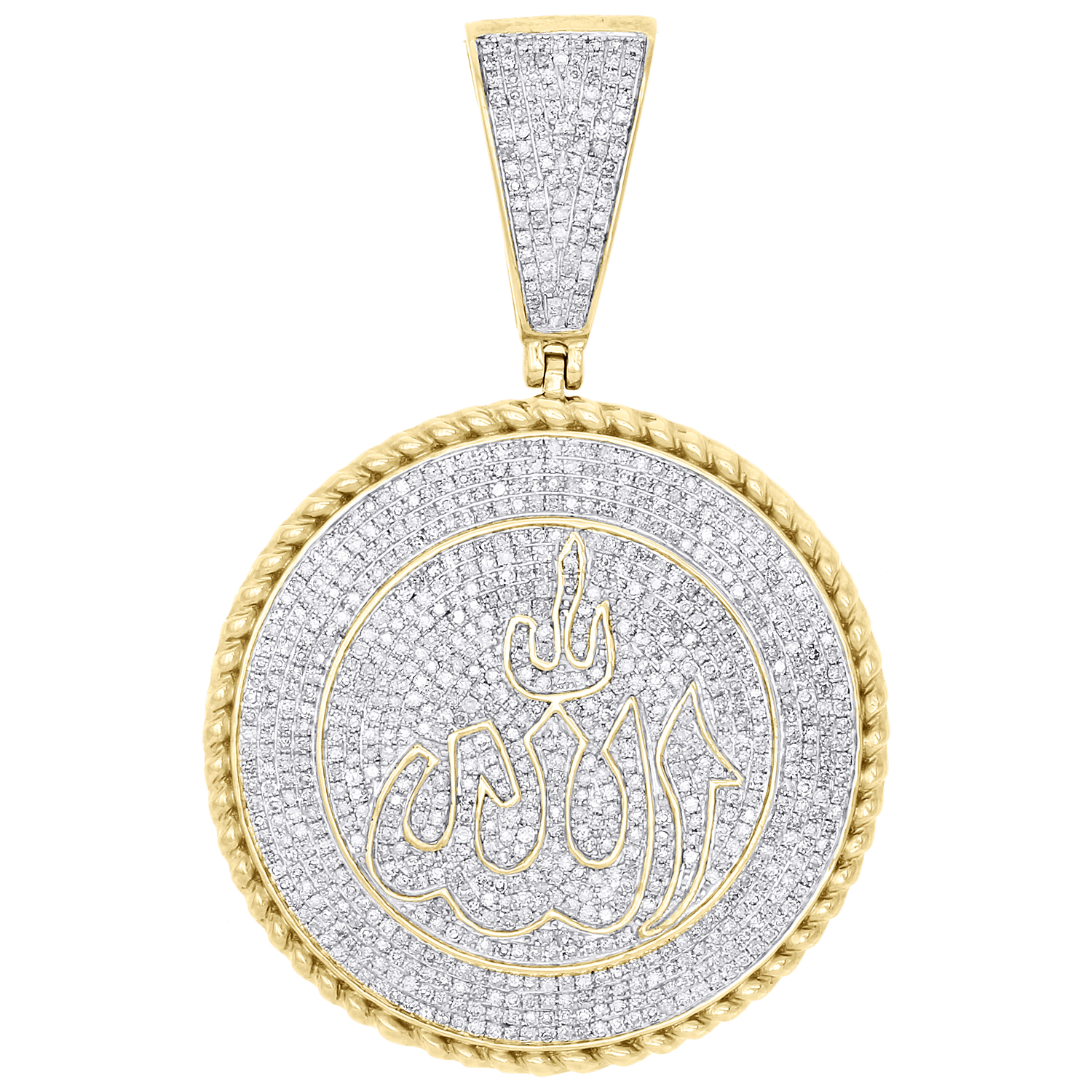 0.18 CT véritable diamant blanc 14k or Massif Pendentif Croix Charm