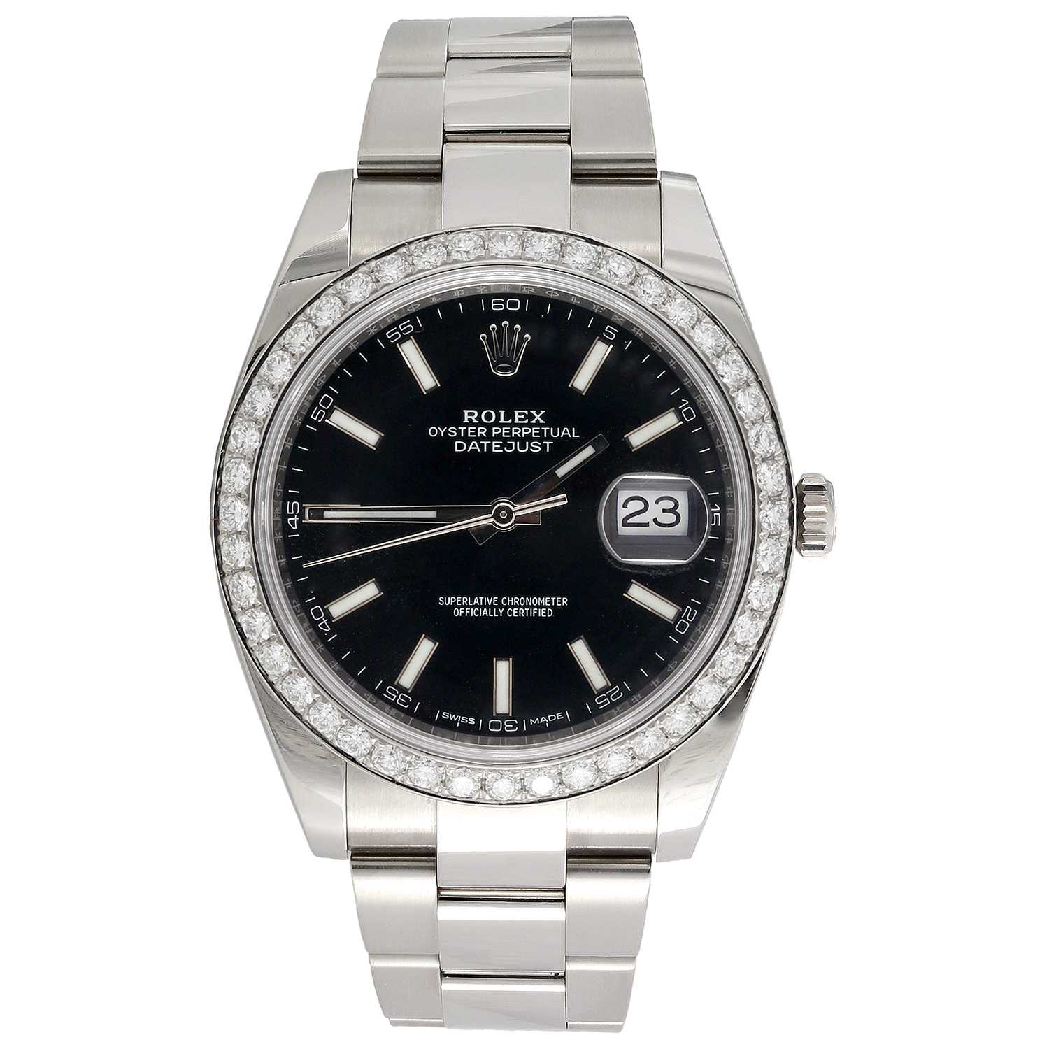 rolex datejust 41 diamond