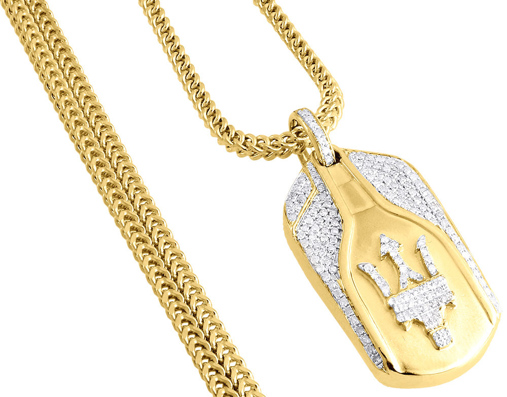 Ysl gold chain maserati