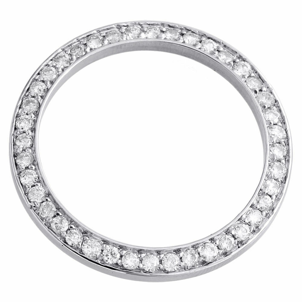 14k Blanc or massif créé Diamant Solitaire Rond Câble Chaîne Collier 1.00 Ct