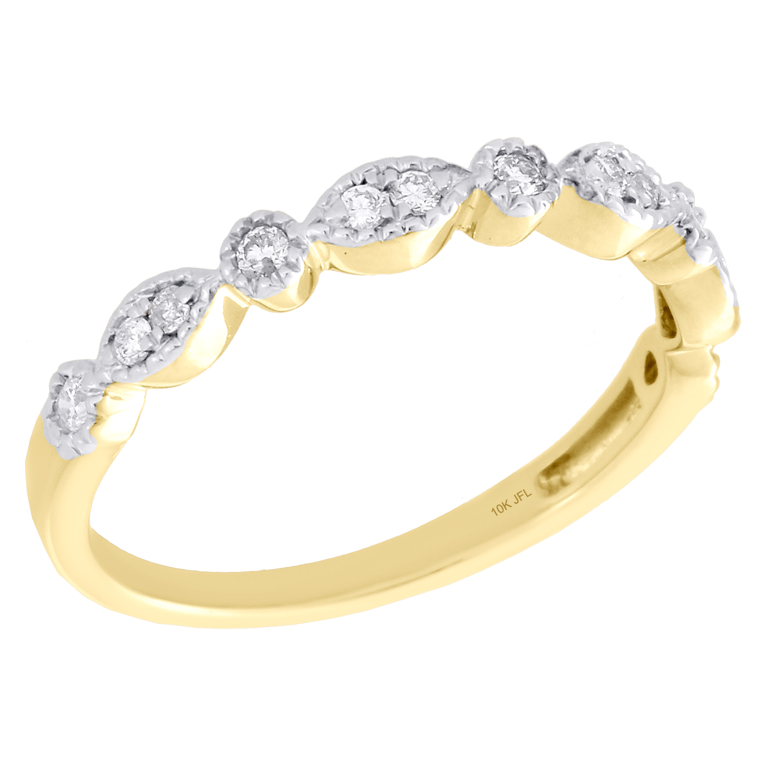 stackable teardrop ring