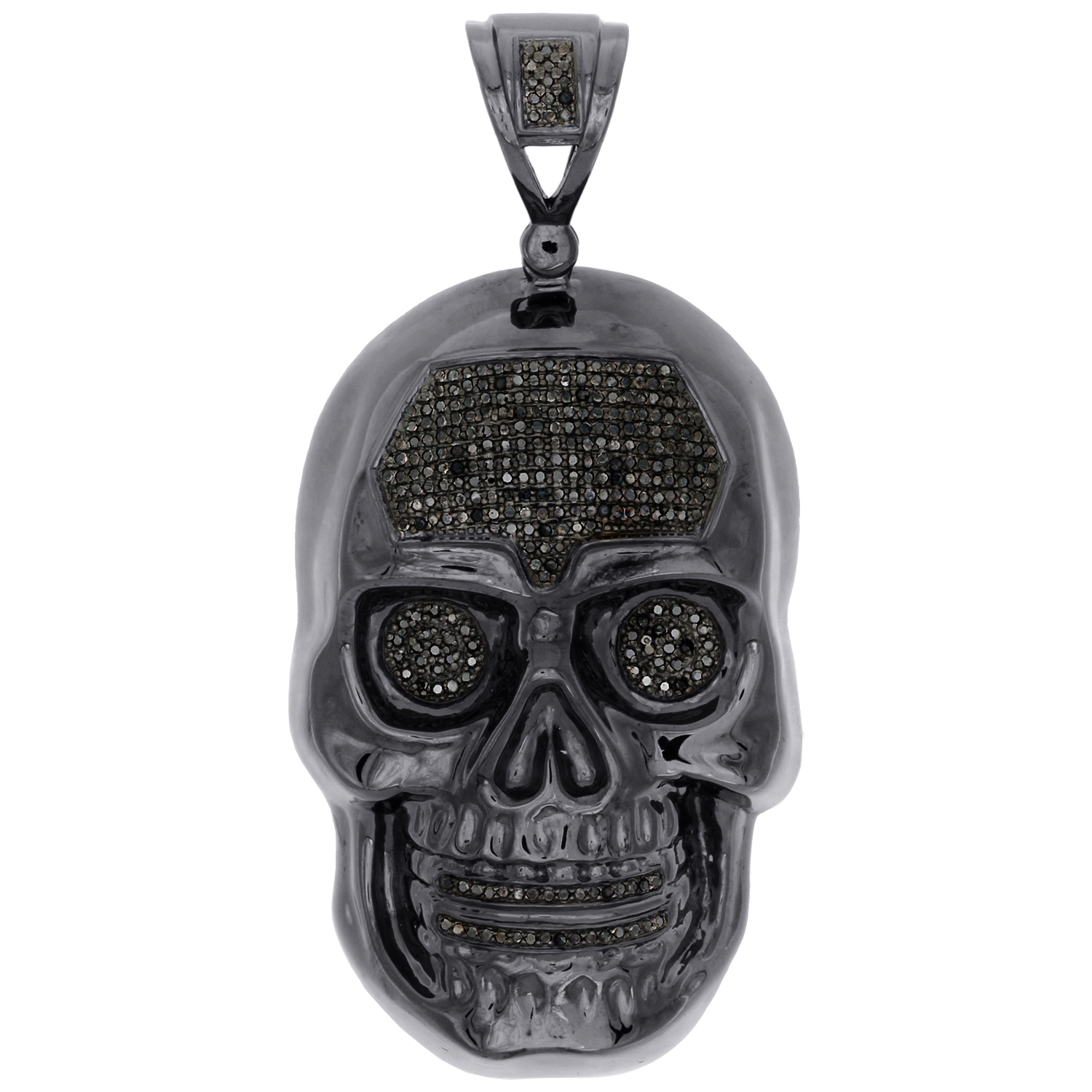 diamond skull charm