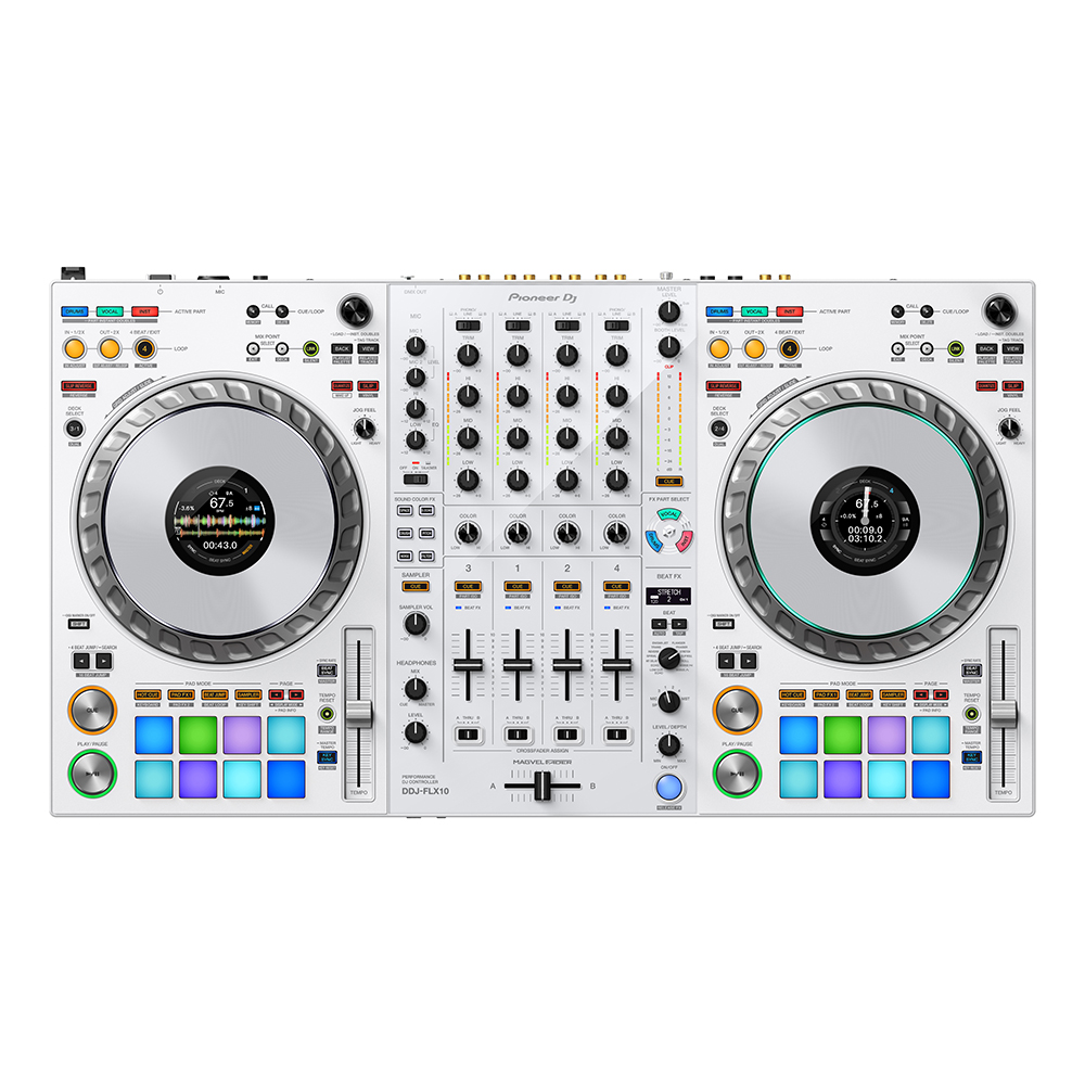 Pioneer DJ White Limited Edition DDJ-FLX10 DJ Controller with