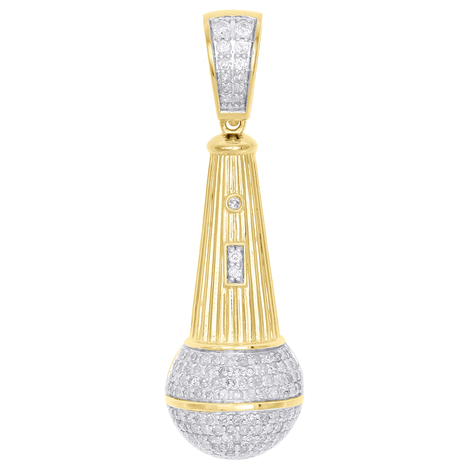 CLEARANCE or Jaune Jesus face tête cadre pièce Charme Pendentif Diamond Cut
