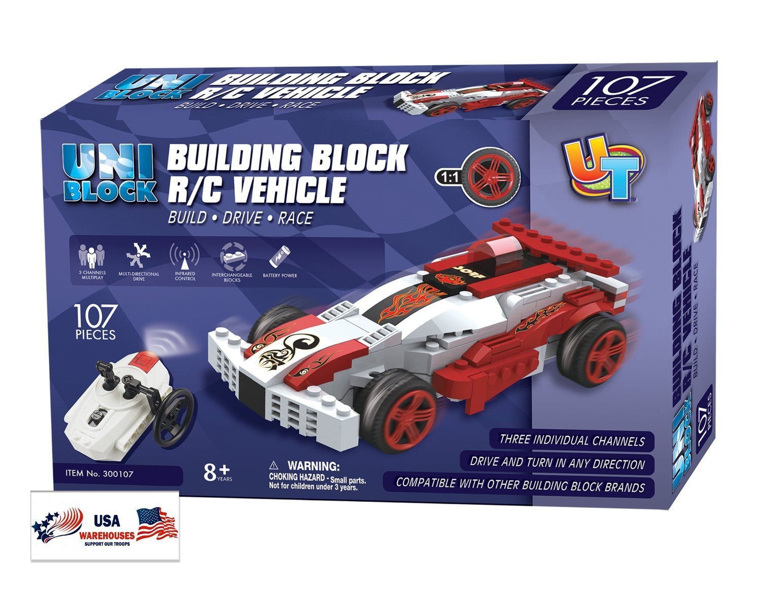 blocks remote control car