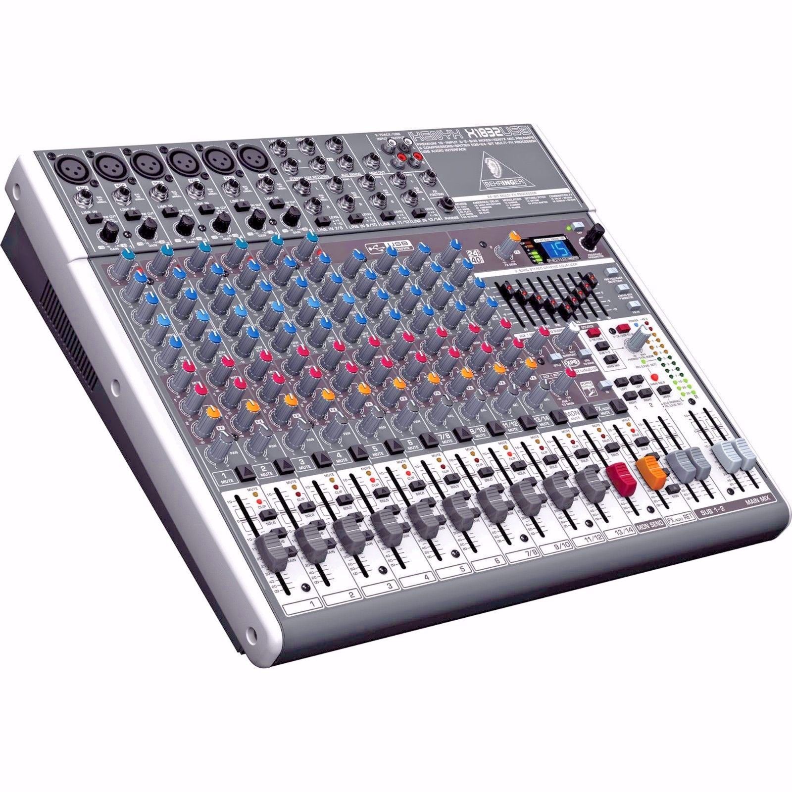 Behringer XENYX X1832USB 18Channel Live Sound Mixer Board with USB